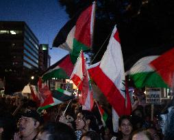 Demonstration for Palestine and Lebanon at the White House