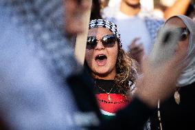 Demonstration for Palestine and Lebanon at the White House