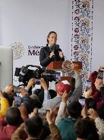 Claudia Sheinbaum, President Of Mexico, Signs The Start Of Preliminary Studies For The Construction Of The Tren Del Norte