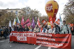 Manifestation Intersyndicale - Inter-Union Demonstration - Paris