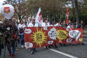 Manifestation Intersyndicale - Inter-Union Demonstration - Paris