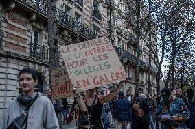 Manifestation Intersyndicale - Inter-Union Demonstration - Paris