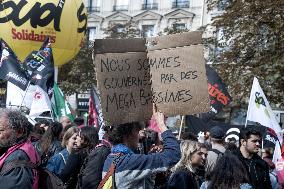 Manifestation Intersyndicale - Inter-Union Demonstration - Paris