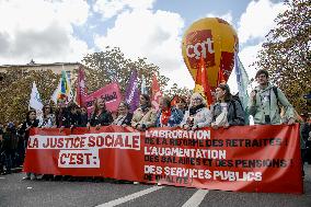 Manifestation Intersyndicale - Inter-Union Demonstration - Paris