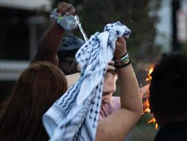 Demonstration for Palestine and Lebanon at the White House