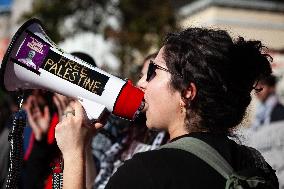 Demonstration for Palestine and Lebanon at the White House