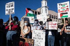 Demonstration for Palestine and Lebanon at the White House