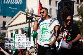 Demonstration for Palestine and Lebanon at the White House