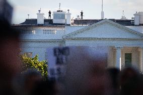 Demonstration for Palestine and Lebanon at the White House