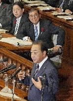 Japan opposition leader Noda at parliament