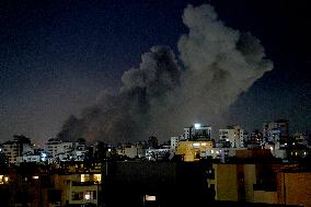 Israeli Airstrike On Beirut’s Southern Suburbs