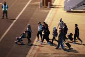 Evacuation Flights Arrives In The Netherlands