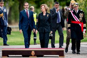 Queen Sofia At 19th Anniversary Of Emergency Military Unit - Madrid