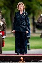 Queen Sofia At 19th Anniversary Of Emergency Military Unit - Madrid