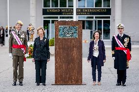 Queen Sofia At 19th Anniversary Of Emergency Military Unit - Madrid