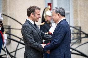 French President Meets Vietnamese President - Paris