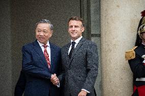 French President Meets Vietnamese President - Paris