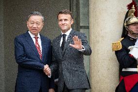 French President Meets Vietnamese President - Paris