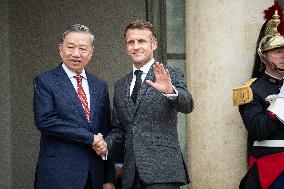 French President Meets Vietnamese President - Paris