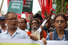 Protest March For Conflict In Gaza In Kolkata