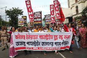 Protest March For Conflict In Gaza In Kolkata