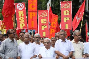 Protest March For Conflict In Gaza In Kolkata