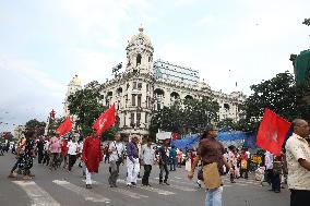 Protest March For Conflict In Gaza In Kolkata