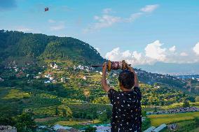 The Vibes Of The Dashain Festival In Nepal.