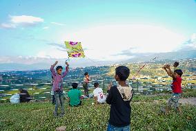 The Vibes Of The Dashain Festival In Nepal.