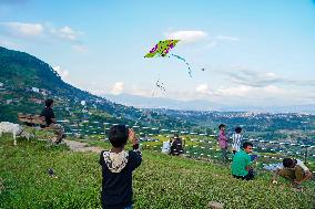 The Vibes Of The Dashain Festival In Nepal.