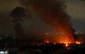 Israeli Airstrike On Beirut’s Southern Suburbs Continue