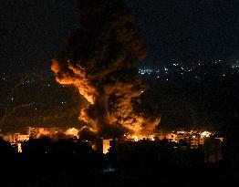 Israeli Airstrike On Beirut’s Southern Suburbs Continue