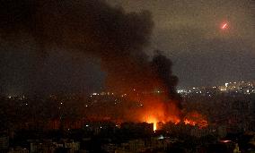 Israeli Airstrike On Beirut’s Southern Suburbs Continue