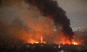 Israeli Airstrike On Beirut’s Southern Suburbs Continue