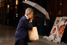 Rains Begin In Madrid