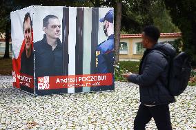 Andrzej Poczobut Banner In Bialystok, Poland