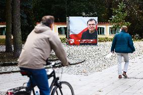 Andrzej Poczobut Banner In Bialystok, Poland