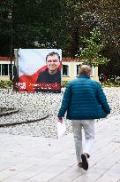 Andrzej Poczobut Banner In Bialystok, Poland