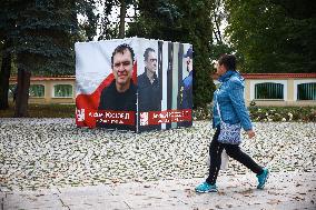 Andrzej Poczobut Banner In Bialystok, Poland