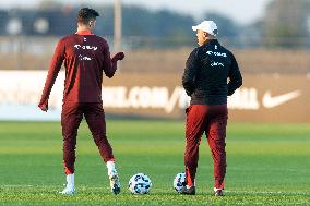 Team Poland before UEFA Nations League matches