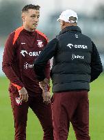 Team Poland before UEFA Nations League matches