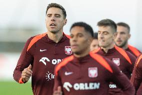 Team Poland before UEFA Nations League matches