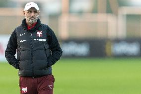 Team Poland before UEFA Nations League matches