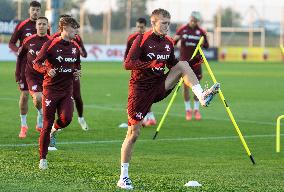 Team Poland before UEFA Nations League matches