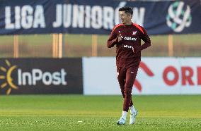 Team Poland before UEFA Nations League matches