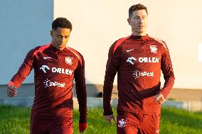 Team Poland before UEFA Nations League matches