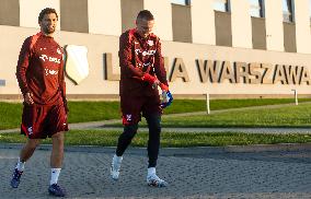 Team Poland before UEFA Nations League matches