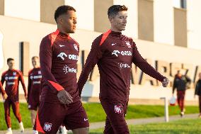 Team Poland before UEFA Nations League matches