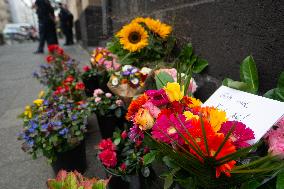 776221646 	Spike Event: No Event Name: Roonstrasse Synagogue In Cologne Marks Anniversary Of Hamas Attack