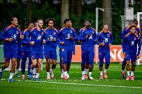 Training and Press Conference Netherlands